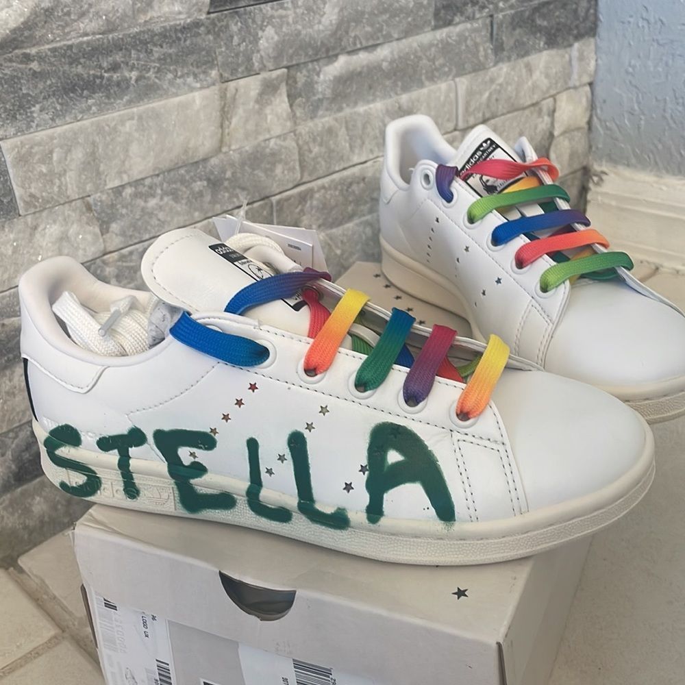 関税込☆Stella McCartney☆adidas Stansmith Sneakers Stella McCartney x adidas Stan Smith Low Top Sneakers Unisex